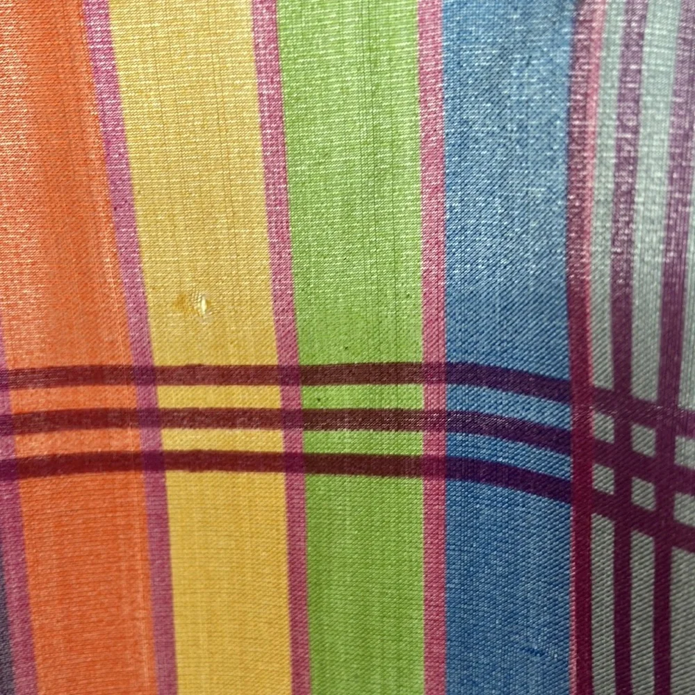 Vintage silk striped scarf